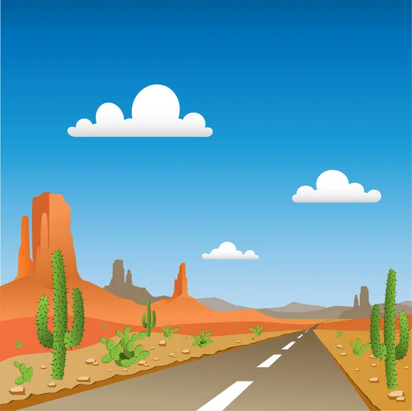 Desert Landscape — Stock Vector
