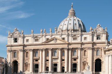 St. Peter Basilica - Facade clipart