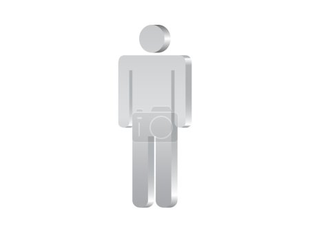 3d homme symbole 