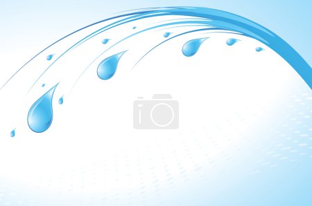 Gouttes d'eau - abstrait 