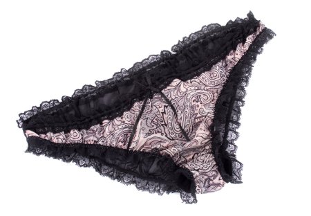 Culotte sur fond blanc 