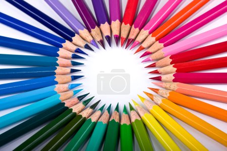 Cercle multicolore lumineux 