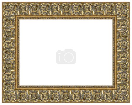 Cadre photo ovale en or 