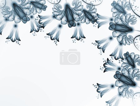 Fleurs transparentes 