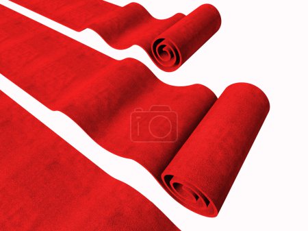 Tapis rouge fond 