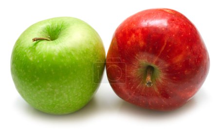 pommes rouges et vertes