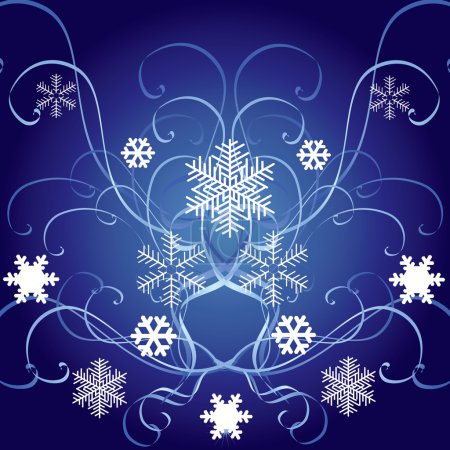 Fond vectoriel bleu 