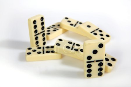 Chiffres du domino jaune 