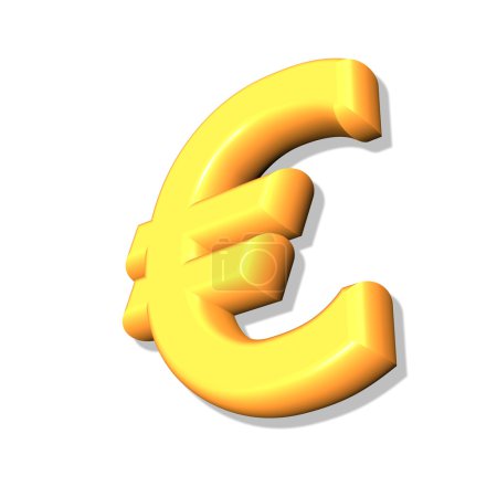 Signe en or 3d euro .