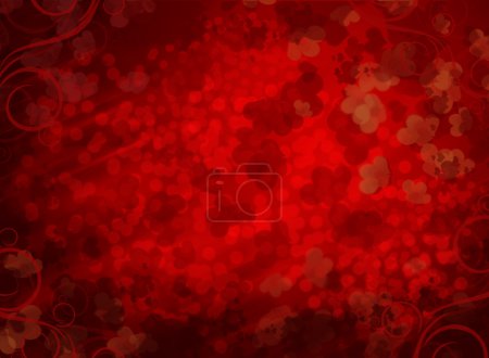 fond de valentines rouges 