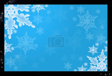 L'écran avec un flocon de neige