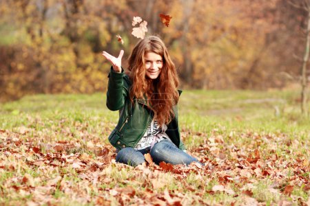 automne feuille chute