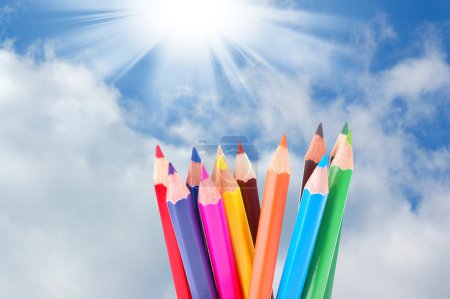 Beaucoup de crayons 