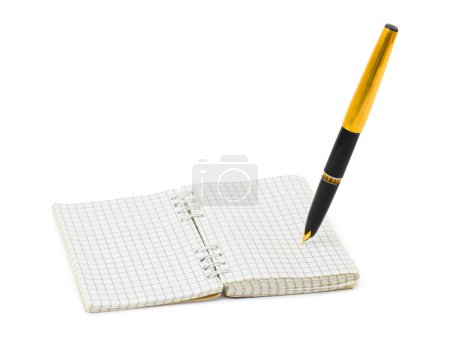 Stylo et bloc-notes 