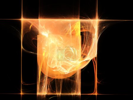 abstrait fond jaune