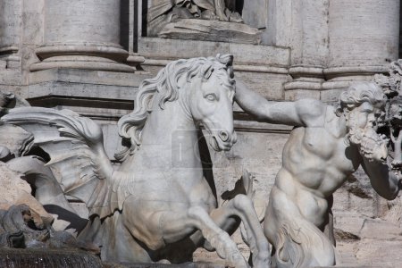 Fontaine de Trevi à Rome, Italie 