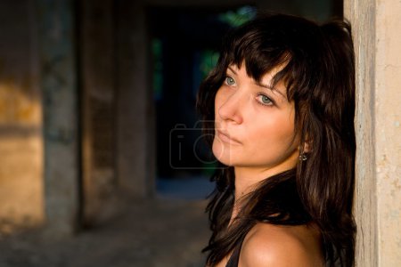 Portrait coucher de soleil 