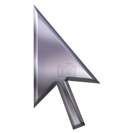 Pointeur 3D Argent 