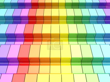 Arc-en-ciel coloré 