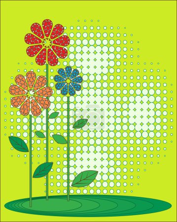 Fond floral