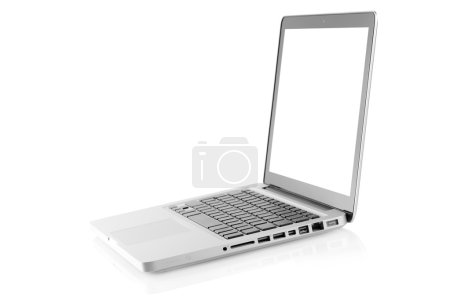 Ordinateur portable avec écran vierge