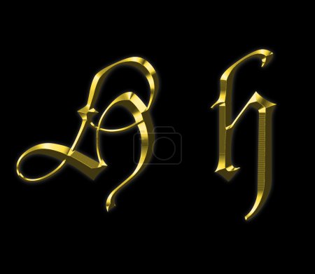 Lettre d'or 