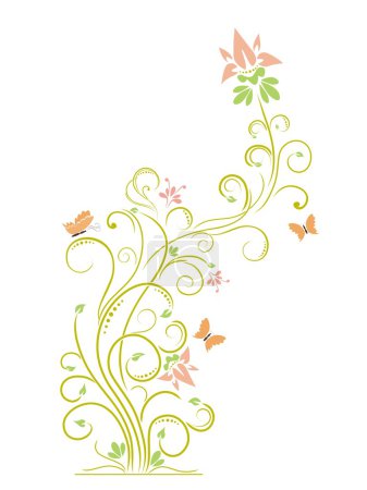 Fond floral