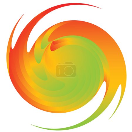 Figure multicolore abstraite .