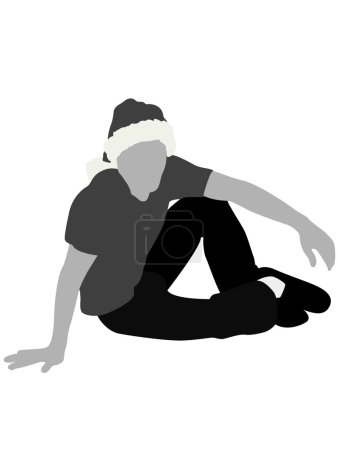 Illustration isolée, fond blanc 