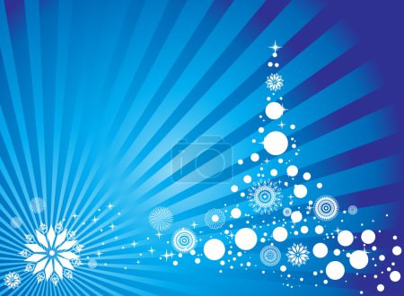 Arrière-plan de Noël décoré 