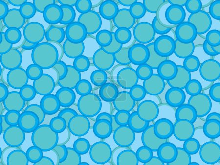 Arrière-plan avec motif cercle bleu 