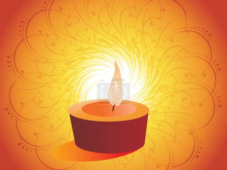 Fond Deepawali avec deepak 