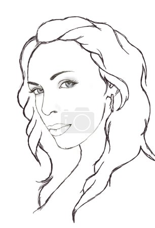 portrait de belle fille