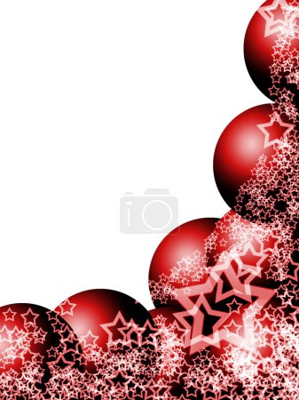 Cadre de coin de Noël élégant 