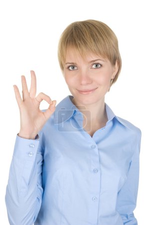 Jeune femme d'affaires 