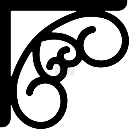 Design de bordure de coin 