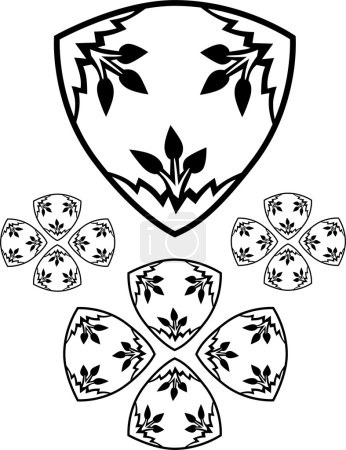 Conception décorative vectorielle 