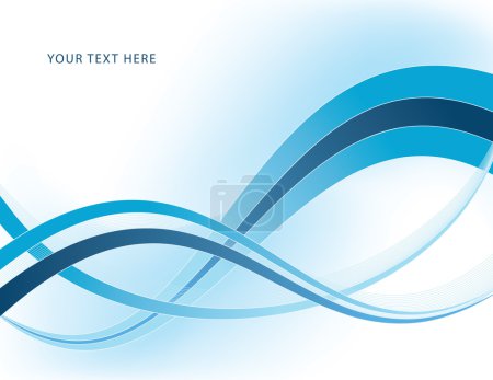 Conception abstraite d'aqua 