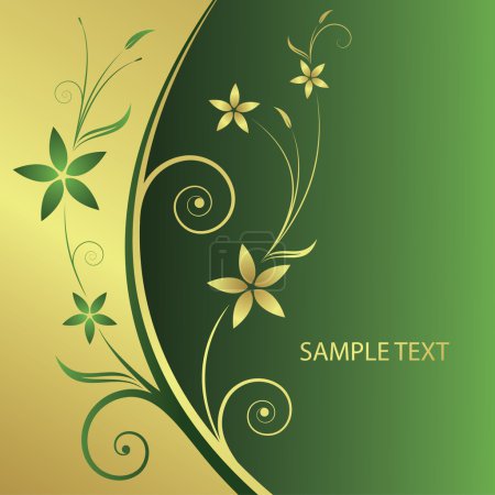 fond floral abstrait