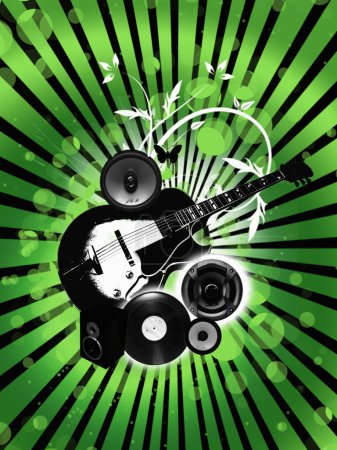 fond de musique abstraite