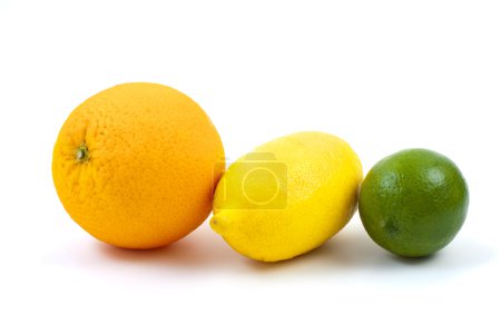 Orange, citron et citron vert 