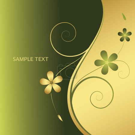 Fond floral