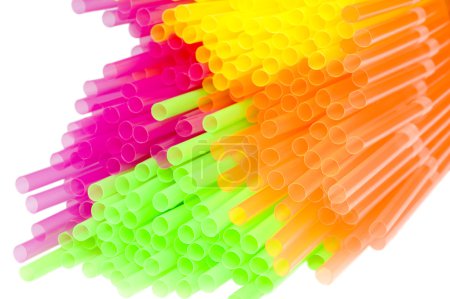Pailles à boire colorées 