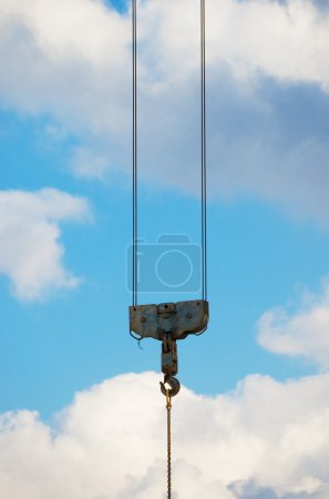 Un crochet de grue de levage 