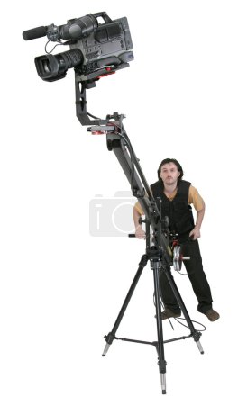 Caméscope DVD sur grue 