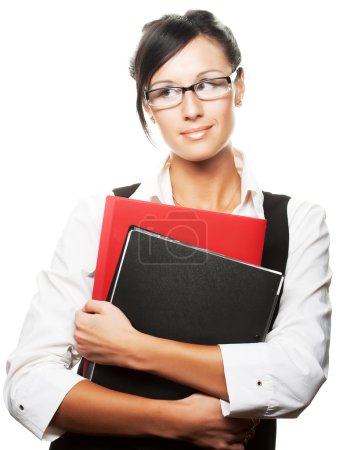 Femme d'affaires occupée 