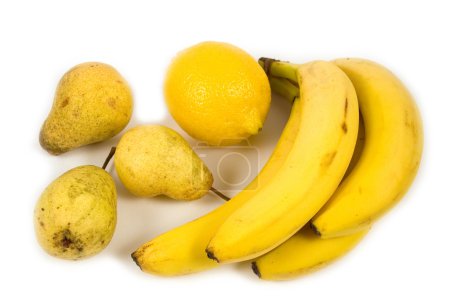 Beaux fruits jaunes juteux mûrs 
