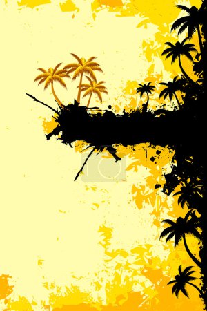 Paysage tropical grandiose 