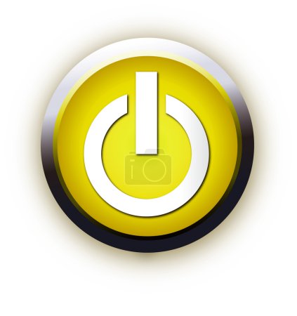 Vecteur de bouton d'alimentation 