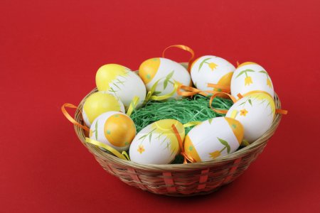 Œufs de Pâques peints 